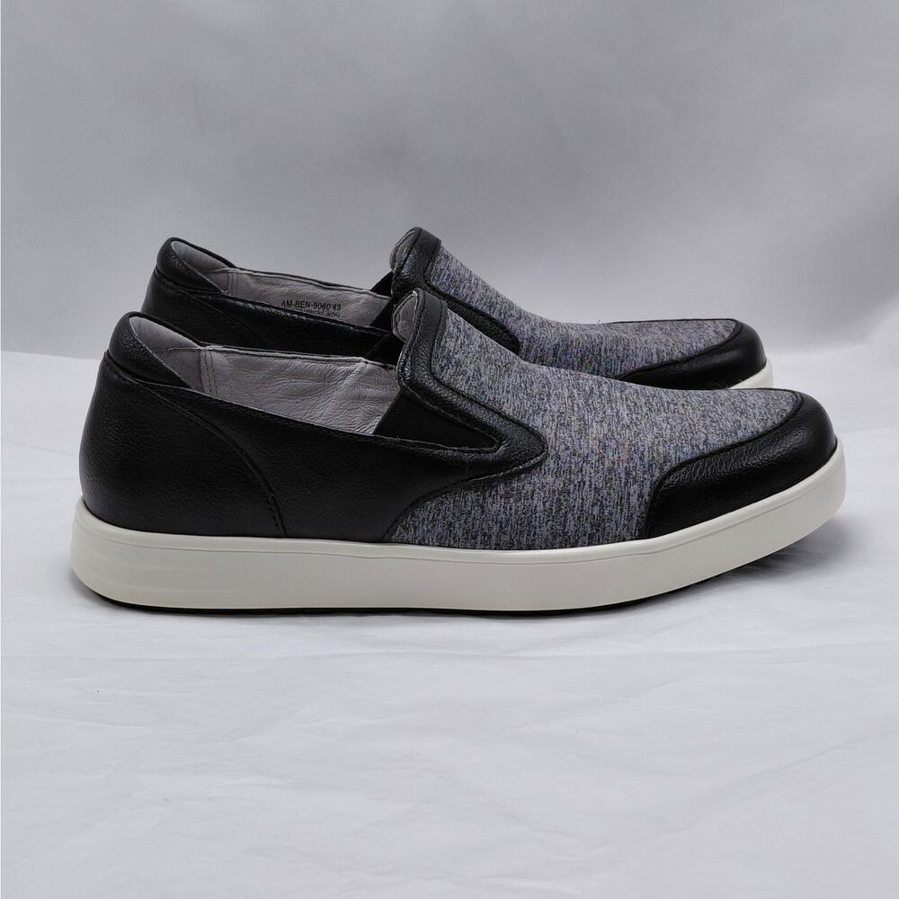 Alegria Bender Men's Black Bend Slip On Casual Loafers Shoes Size 43 US 9.5